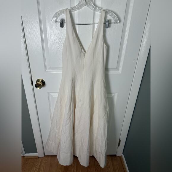 Staud Marieta Dress Ivory 4 - Picture 9 of 12